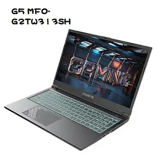 【額外加碼2%回饋】【特仕筆電】技嘉 G5 MF0-G2TW313SH(i7-12650H/16G/512G/RTX4050/15.6吋/144Hz/FHD/W11)高效電競筆電