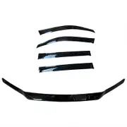 TRADIESCHOICE Bonnet Protector & Visors Weathershields for Toyota Landcruiser 200 Series 2015+ - Complete Protection and Enhanced Style