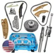 Timing Chain Kit Crankshaft Pulley Tool For Jaguar Land Rover Discovery XF 2.0L (for: Land Rover)