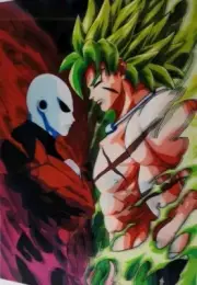 3D Holographic Lenticular Poster 3-in-1 JIREN VS BROLY !!
