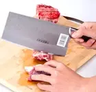 Cleaver Knife Stainless Steel Wood Handle Chef Butcher Cut Slicing Bone Chopping