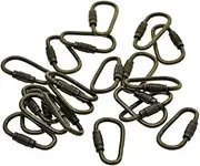 20pcs Screw Snap Hooks Clip diy for Handbag Purse Shoulder Strap Key Chains Buckle Metal Spring Key Ring