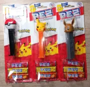*FREE SHIP* POKEMON PEZ DISPENSER - Pikachu Eevee Pokeball QTY 3
