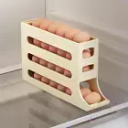 4 Tier Egg Tray Organizer Creative Keep Tidy Large Capacity Automatically Fridge