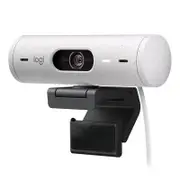 Logitech BRIO 500 Full HD USB-C Webcam with RightLight 4 with HDR - Off-White