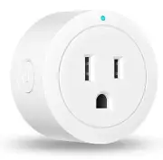 WiFi Smart Socket 4 Pack White YX-WS01 Smart Plug Compatible Alexa Google