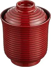Bowl: Fukui Craft 3-185-5 Chopsticks Washing Bowl, Lacquerware, Small Vermilion, φ3.0 x H3.8 inches (7.7 x 9.7 cm), 7.8 fl oz (220 cc), Red