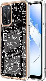 [YUXING] Equation Case for Oppo A16 / Oppo A16S / Oppo A54s, Never Yellowing Pattern Design Mobile Phone Case Cover, Robust TPU Shockproof Scratch-Resistant Protective Case