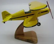 Easy Eagle 1 Bi-Plane Airplane Desktop Wood Model Large Free Shipping New