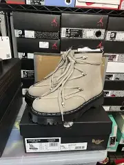 Dr Martens x Rick Owens 1460 Bex Suede Taupe Lace Up Boots Men’s US 8