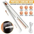 Hair Straightener Curler USB Cordless Heating Flat Iron B