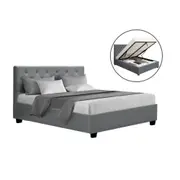 Dorilla Storage Double Bed Frame Grey