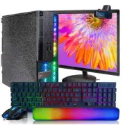 PC Black Treasure Box RGB Dell Desktop Quad Core I5 3.6G, 16G, 512G SSD
