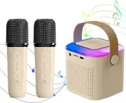 Karaoke Machine for Kids and Adults, Mini Karaoke Bluetooth Microphone & Speaker
