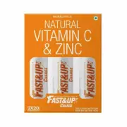 Fast&Up Charge with Natural Vitamin C and Zinc for Immunity 60 Effervescent Tab