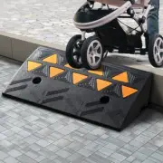 Door Threshold Ramp Heavy Duty Rubber Curb Ramp 50x28x8cm 15 Tons EU