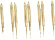 [LIFKOME] 2 Pairs Gold Tassel Earrings Dangle Earrings Women Tassel Earrings Tassel Earrings for Women Tassel Clip on Earrings Dangle Drop Earrings Tassel Ear Jewelry Long Tassel Earrings