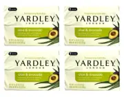 Yardley London Moisturizing Soap Aloe & Avocado 2 x 4oz Bars - Pack of 4