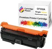 Yellow Compatible Toner Cartridge Replacement for HP 654A CF332A (15,000 Pages) for HP Color Laserjet Enterprise M651dn M651n M651xh