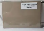 Tip Top Taupe Cardstock A6 Card Front Size 16 sheets Stampin' Up!