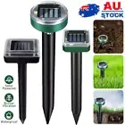 1-10x Garden Snake Repeller Multi Pulse Ultrasonic Solar Powered Pest Repellent