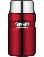 [Thermos] Stainless King Vacuum Insulated Food Jar 710ml in Red