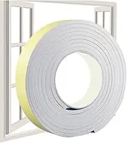 Self Adhesive Foam Tape 1pcs White Thickened EVA Sponge Tape Strong Foam Foams Anti-Collision Strip Sound Insulation Sealant Single-Sided Adhesive(Grijs,2x10mm (5M))