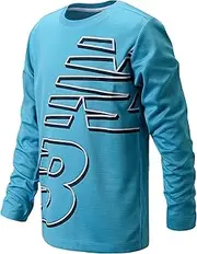 [New Balance] Boys' T-Shirt - Thermal Waffle Knit Long Sleeve Shirt (Size: 4-20)
