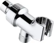 Universal Shower Head Holder for Hand Held Showerheads, Adjustable Shower Arm Mo