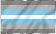 Anley Fly Breeze 3x5 Foot Demigender Demiguy Pride Flag - Vivid Color and Fade proof - Canvas Header and Double Stitched -Demiman LGBT Flags Polyester with Brass Grommets 3 X 5 Ft