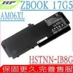 HP AM06XL 電池適用 惠普 ZBOOK 17 G5 HSN-Q12C L07044-855 HSTNN-IB85 2ZC47EA L07350-1C1 2ZC46EA 4QH17EA