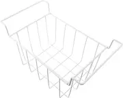Freezer Wire Storage Basket for Chest Freezer: 7.86" Depth Metal Hanging Bins with Open Design Easy Access - Wire Organizer for Pantry Cabinet and Refrigerator Organization