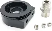Oil Sandwich Plate for Oil Pressure Sensor Oil Temperature Sender with Stainless Steel Connectors Adaptor 3/4-16 13/16-16 (Color : M22x1.5)