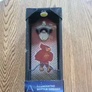 Iowa State Lighted Bottle Opener Cap Catcher Christmas Gift Man Cave Beer