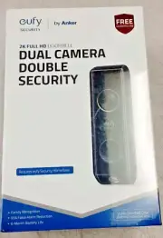 eufy Security Add-on Video Doorbell Dual Camera 2K Dual Motion Detection New !!!