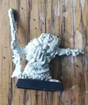 Warhammer Fantasy Skaven Commander Warplock Musket Skreth the Ironclad Metal OOP