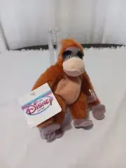 KING LOUIE DISNEY BEANIE BABY, 8 INCHES, JUNGLE BOOK, NEW OLD STOCK