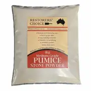 PUMICE STONE POWDER MEDIUM GRADE for Soap Making and Grain Filling 1KG