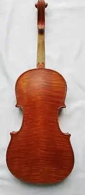 4/4 violin flame maple back rib neck spruce top Unassembled handmade #13