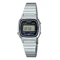 在飛比找PChome24h購物優惠-CASIO復刻時尚數位電子女錶-LA-670WD-1