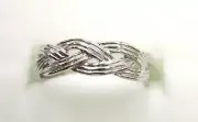 Braided Woven Design Adjustable Toe Band Ring One Size Fits All Flexible.