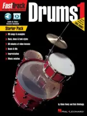 FastTrack Drum Method Starter Pack Music Instruction Book with Media 000264733