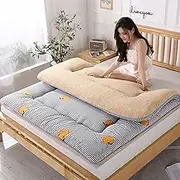 Lambswool Futon 120x200 140x190 Japanese 1 Place 2 Places Foldable Mattress Extra for Family Dormitories