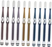 10Pcs Convenient Toothbrushes for Adults Soft Replacement Heads Ergonomic Design for Home Travel Use Gentle Bristles for Deep Cleaning