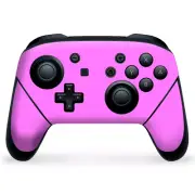 Nintendo Switch Pro Controller Skin Decal Vinyl Wrap - Solid Pink Color