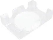 Rotary Poker Rack Clear Playing Card Holder with Non Slip Base for Board Games Design for Game Nights Decks Capacity