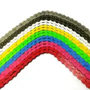 Blike 1/2" x 1/8" Colorful Fixed Gear Bicycle Chains Fixed Bike Chain 96 Links