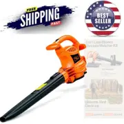 3-in-1 Leaf Blower Vacuum Mulcher Electric 12-Amp Yard Lawn Garden