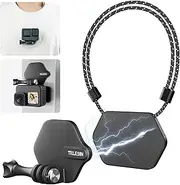 TELESIN Magnetic Snap Mount Neck Strap Necklace Lanyard, 360° Chest Body Strap Accessories Vehicle Boat Tube Attachment for Go Pro Max Hero 12 11 10 9 8 7 6 5 Insta360 X2 X3 DJI Action 2 3 AKASO