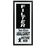 Filter - Amalgamut Promotional Vintage Daybill Poster Framed